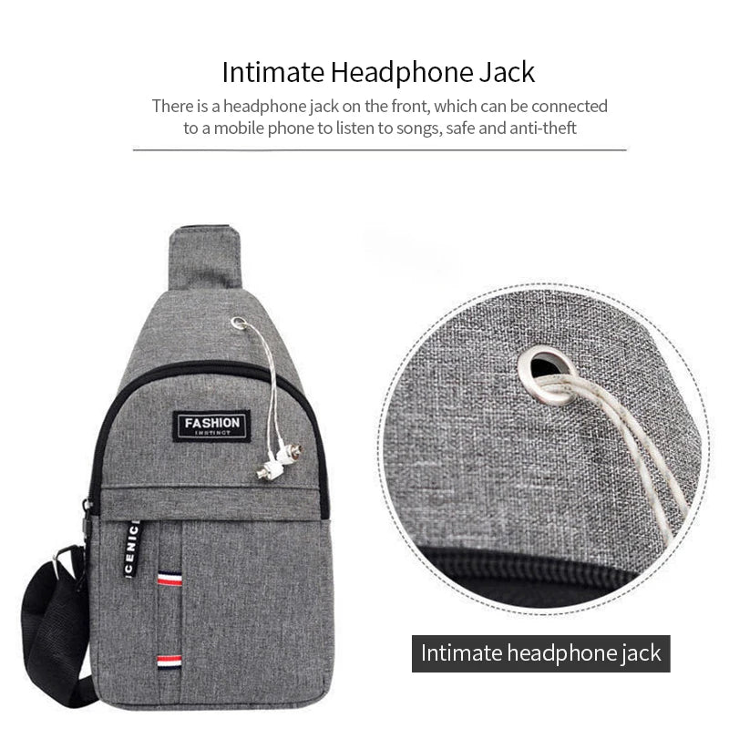 Urban Anti-Theft Crossbody Bag – RFID & Slash Resistant