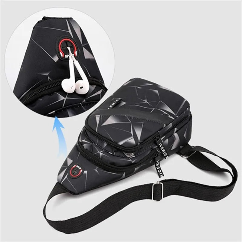 Tactical Crossbody Bag with Anti-Theft Features