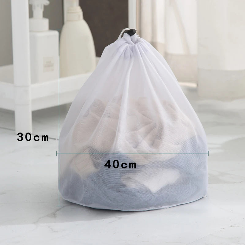 Compact Folding Laundry Pouch for Travel