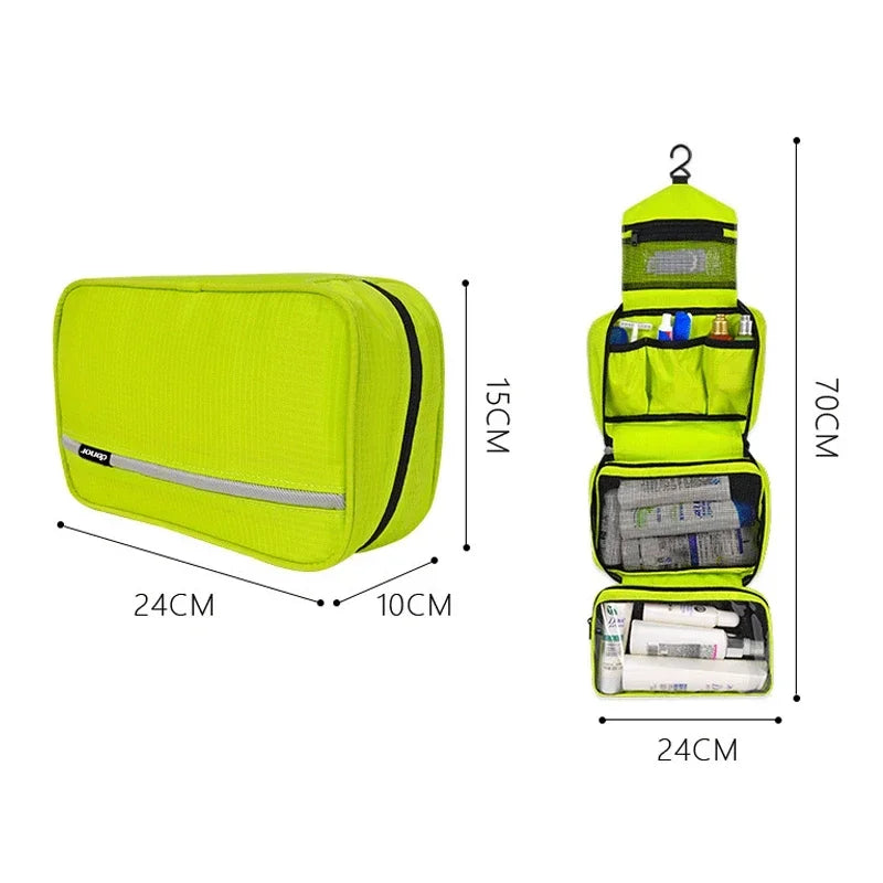 Compact Hanging Toiletry Bag for Travel – Lightweight & Foldable Design