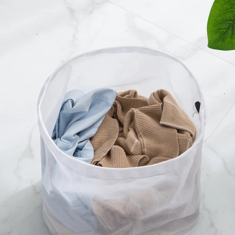 Compact Folding Laundry Pouch for Travel