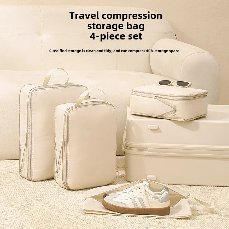 Luggage Organizer Packing Cubes – Compression Travel Set for Clothes