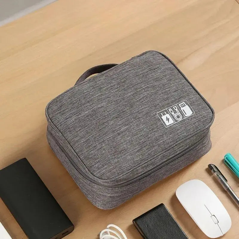 Compact Electronic Cable Organizer – Travel Tech Case