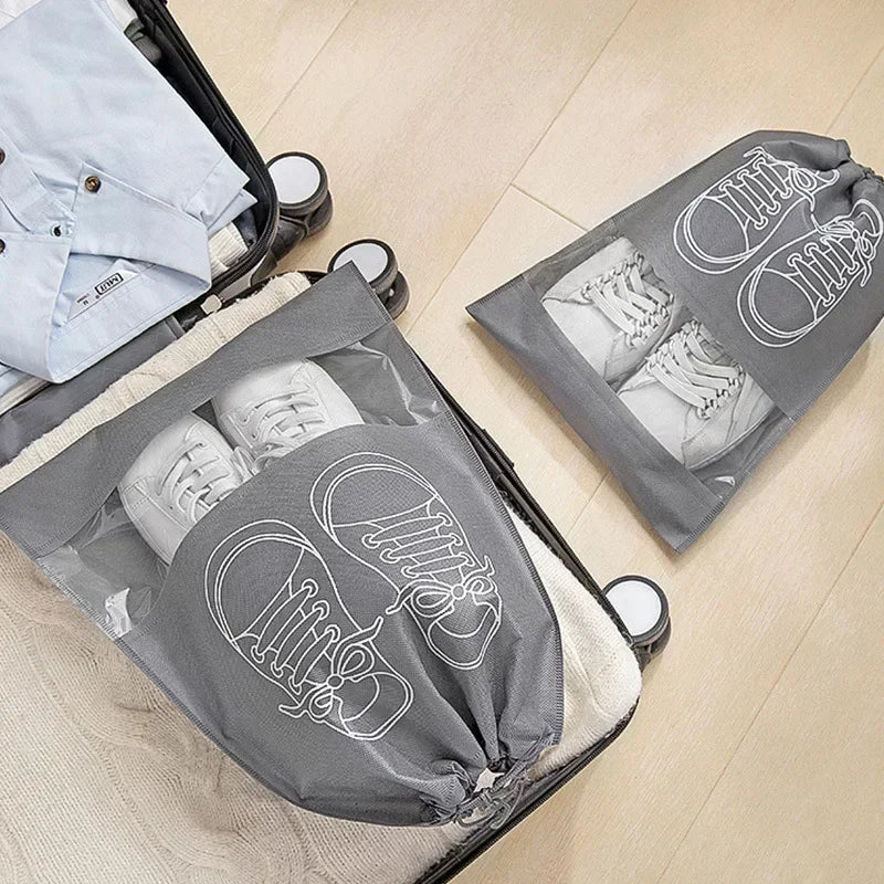 Drawstring Travel Shoe Bag – Simple & Functional