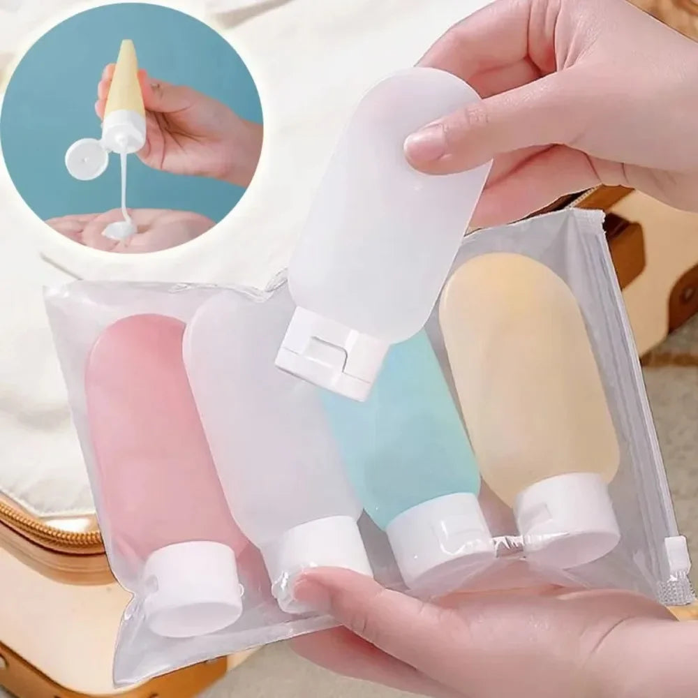 Leakproof Cosmetic Travel Bottles – Small Containers for Cream & Liquids Description