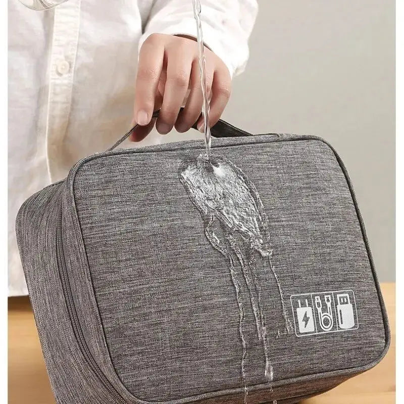 Compact Electronic Cable Organizer – Travel Tech Case