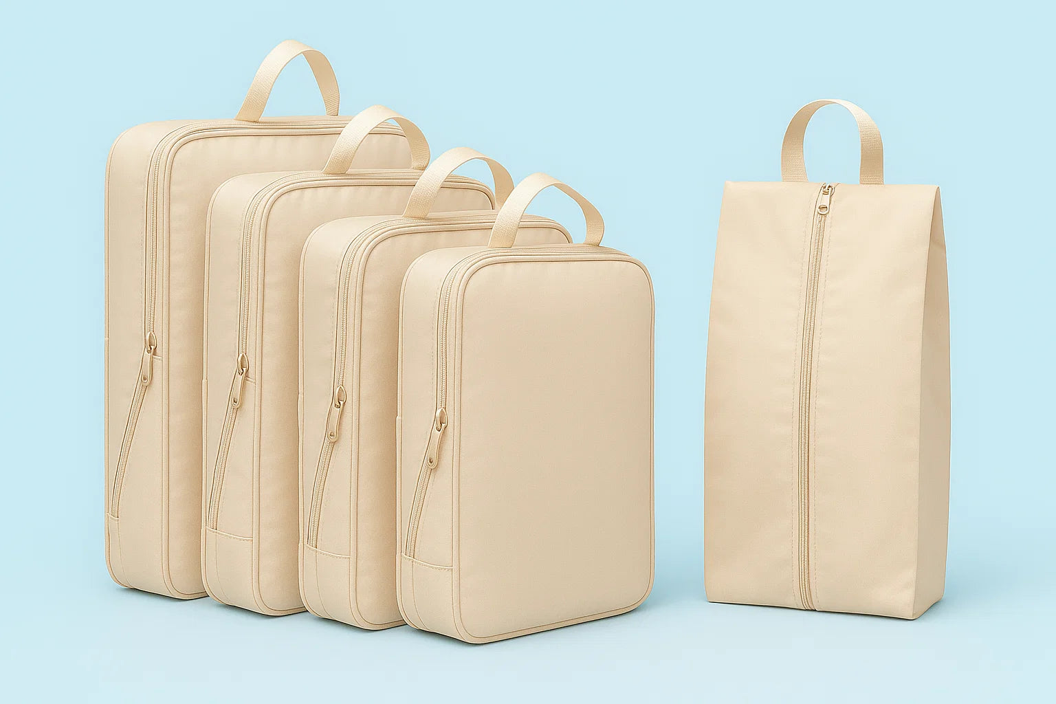 Luggage Organizer Packing Cubes – Compression Travel Set for Clothes